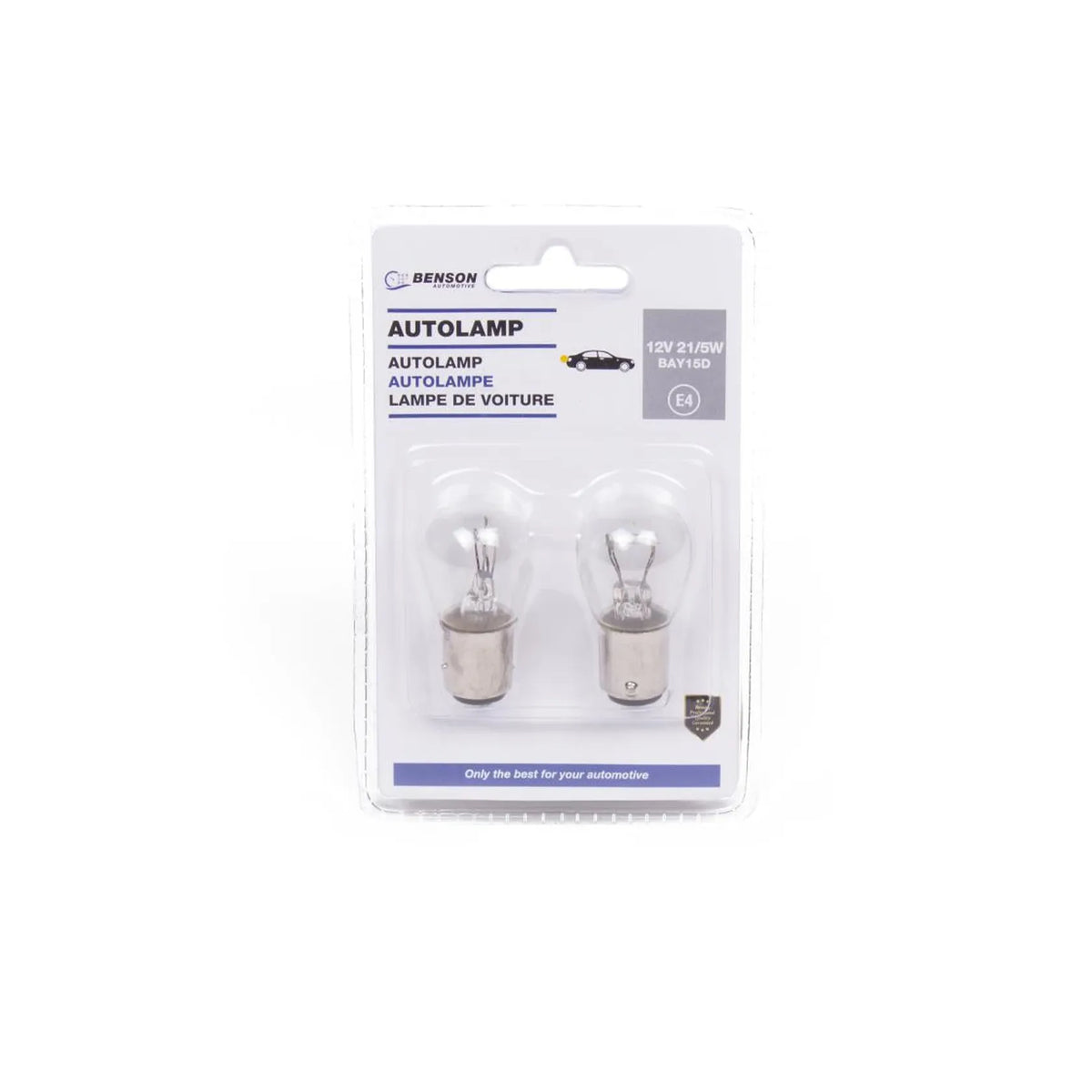 Benson Automotive Autolamp 12V P21 + 5W 2 dlg