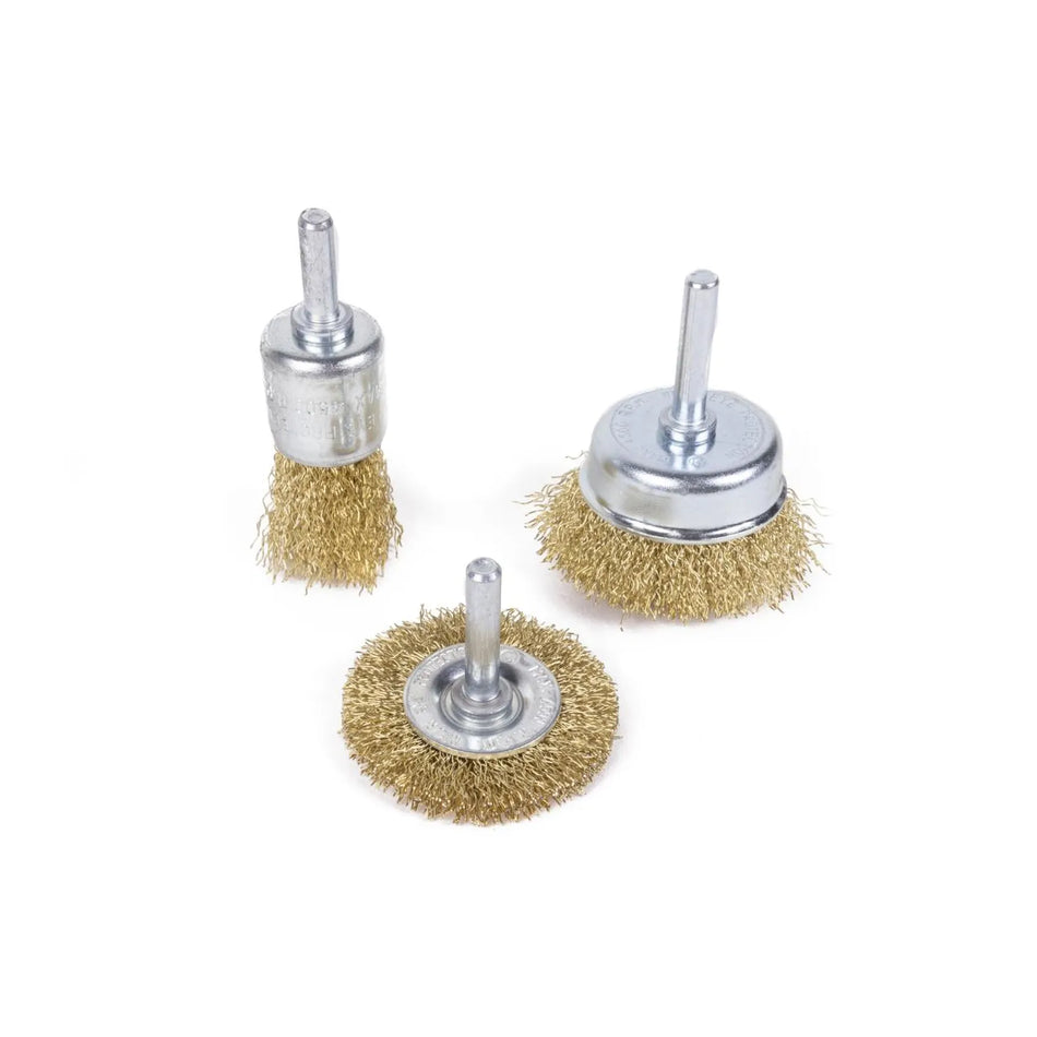Benson Tools Staalborstel voor boormachine rond 3-delig