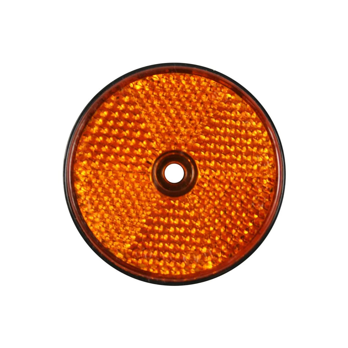 Benson Automotive Reflector rond oranje + gat 60 mm E4