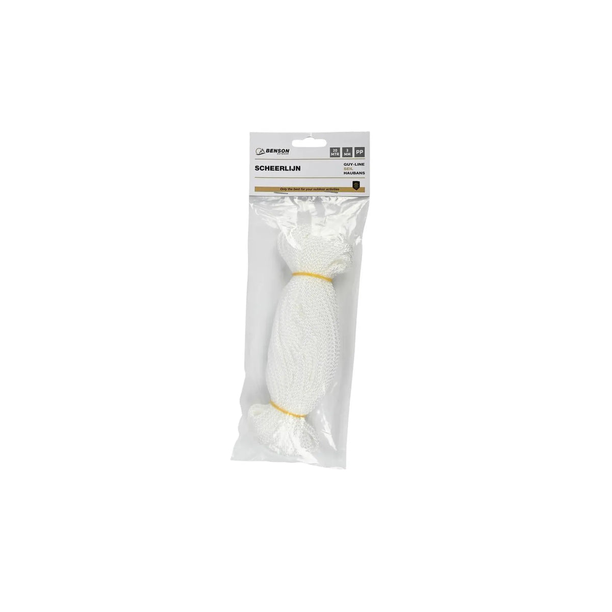 Benson Outdoor Touw scheerlijn 3 mm x 20 mtr streng
