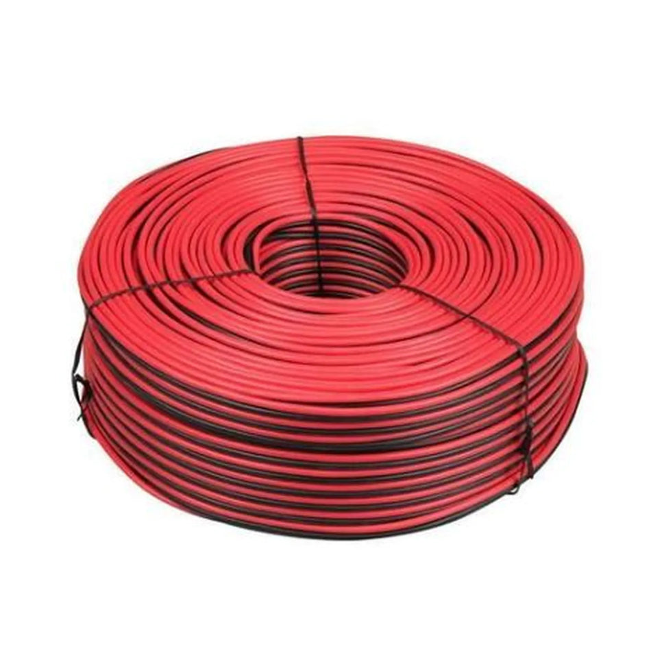 Speakersnoer 2 x 0.75 rood/zwart