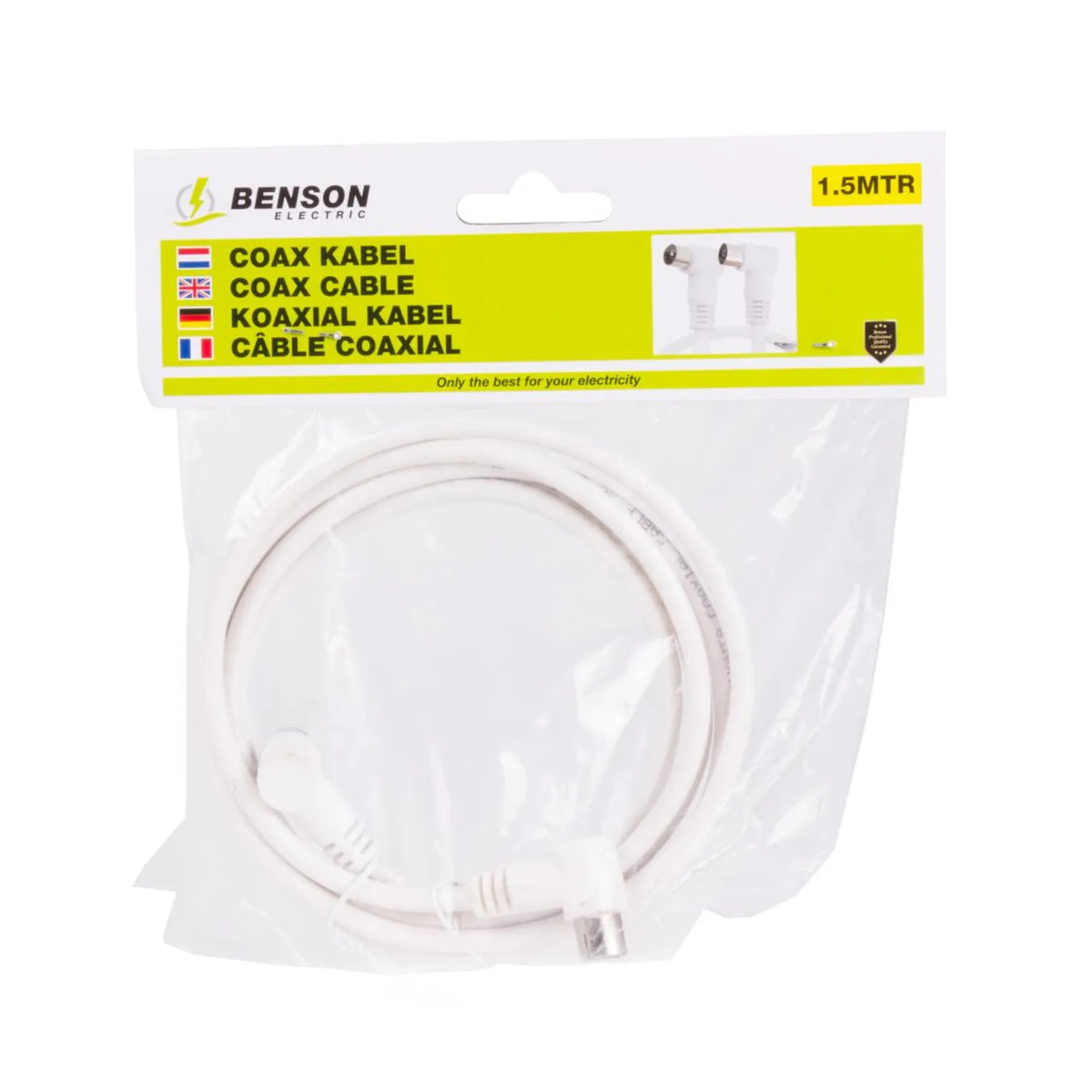 Benson Electric Coax kabel 1.5 m
