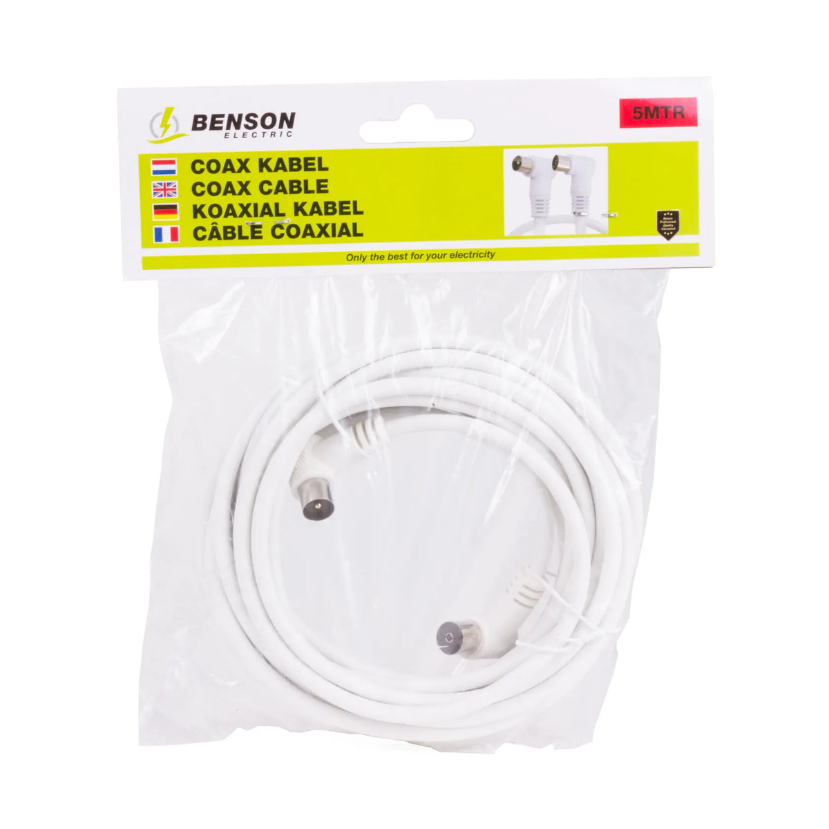 Benson Electric Coax kabel 5.0 m