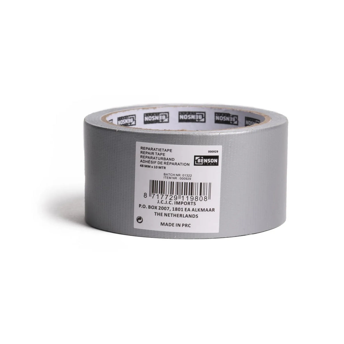 Benson Tools Reparatietape 10 mtr space grijs
