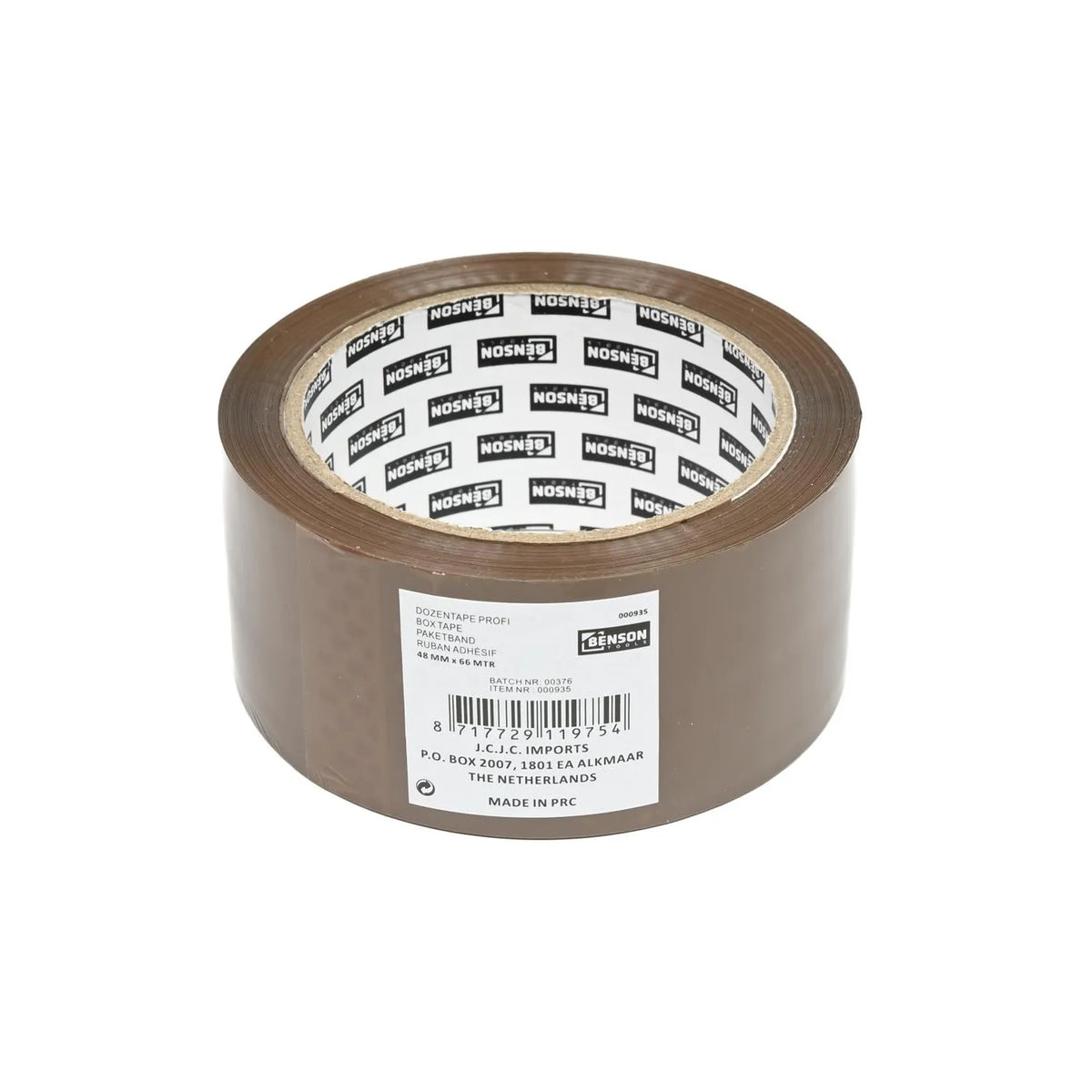 Benson Tools Dozentape bruin 66 mtr x 48 mm