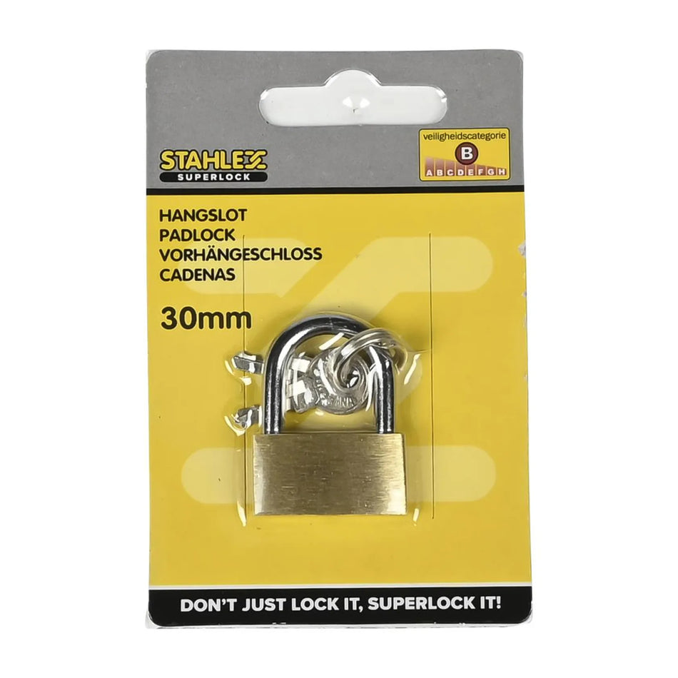 Stahlex Hangslot 30 mm actie