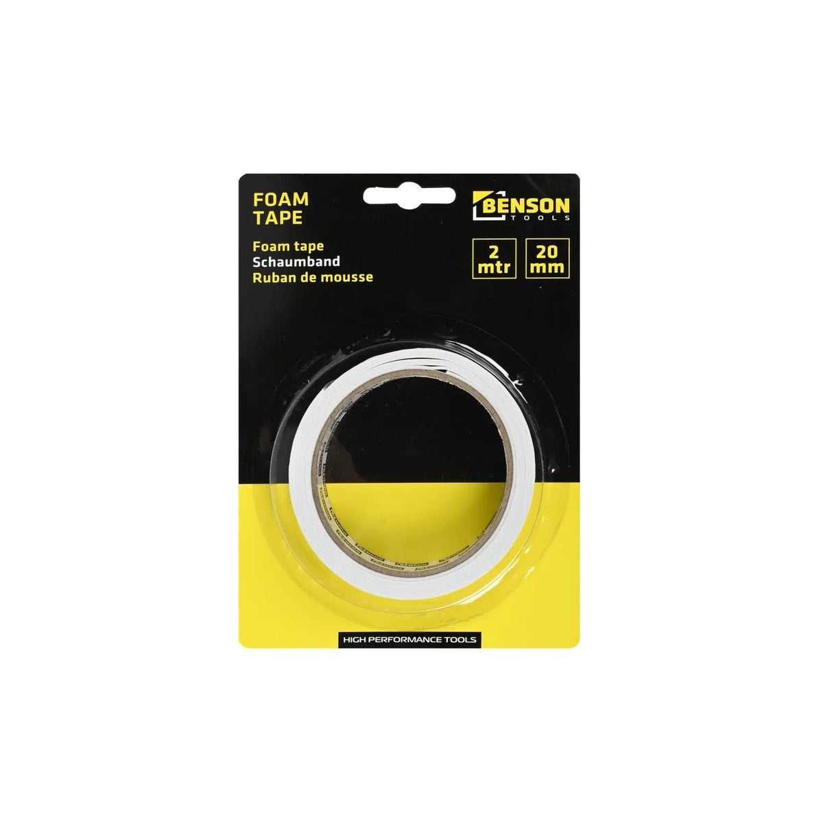 Benson Tools Foamtape breed 20 mm x 2 mtr