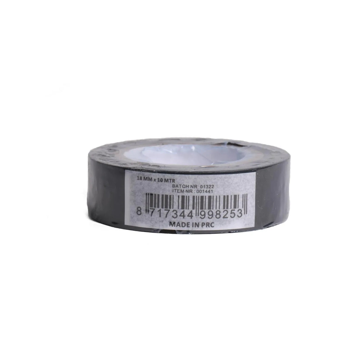Benson Tools PVC tape 18 mm x 10 mtr zwart