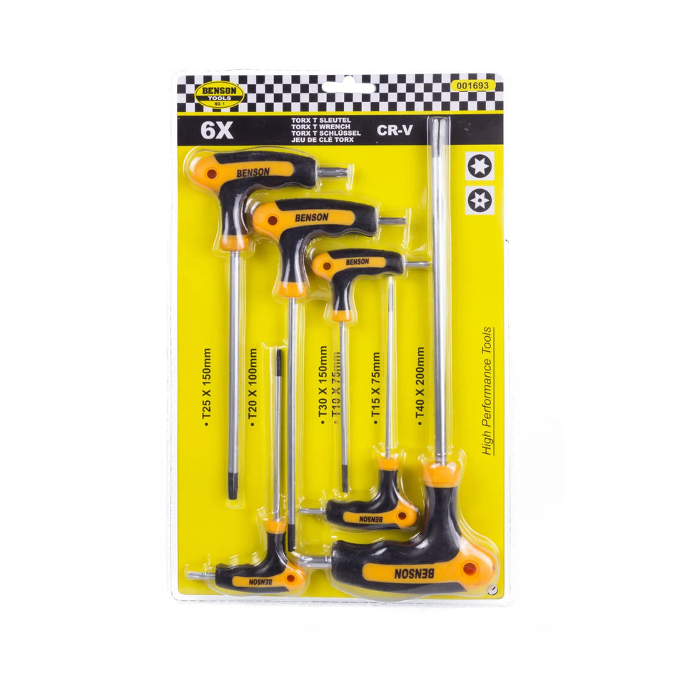 Benson Tools Torx t-sleutelset 6 dlg