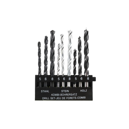 Benson Tools Boorset 9 dlg hout en metaal en steen cassette