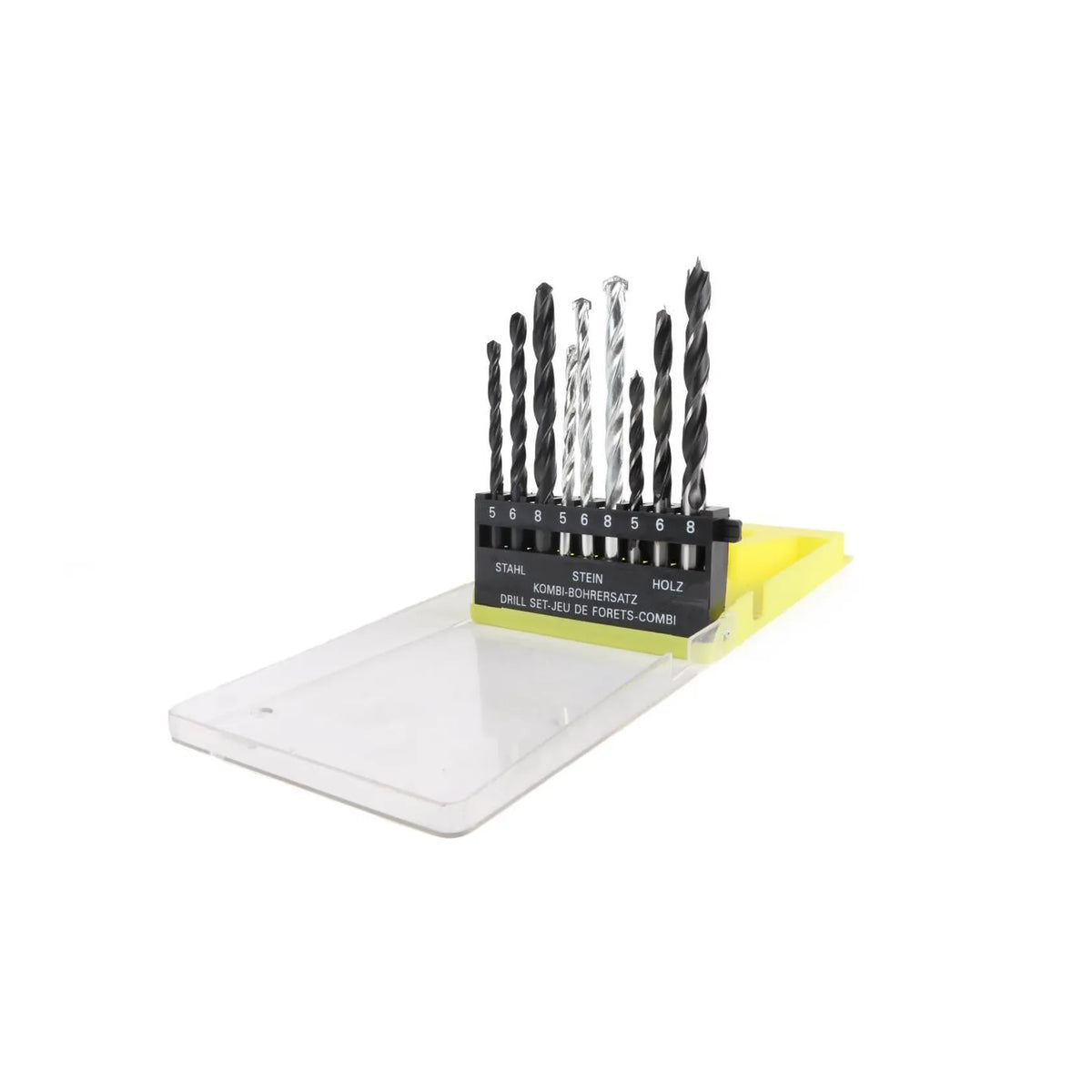 Benson Tools Boorset 9 dlg hout en metaal en steen cassette