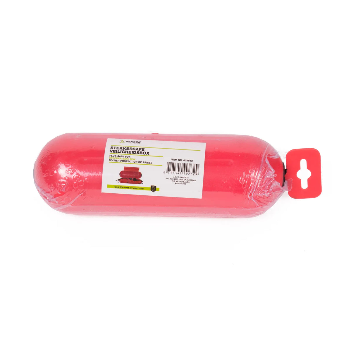 Benson Electric Stekkersafe + veiligheidsbox rood