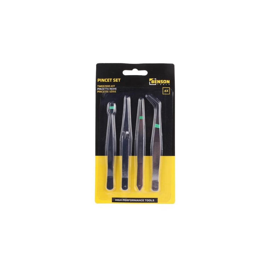 Benson Tools Pincet 4 dlg