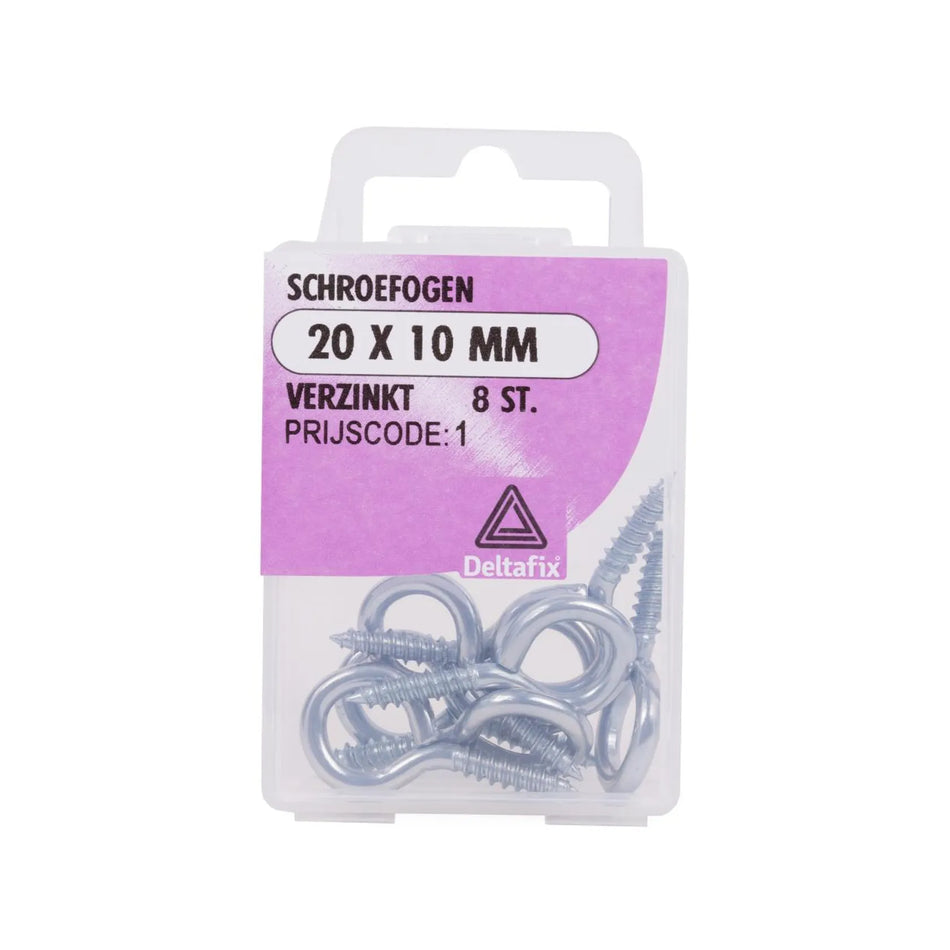 Deltafix Schroefoog 20 x 10 mm