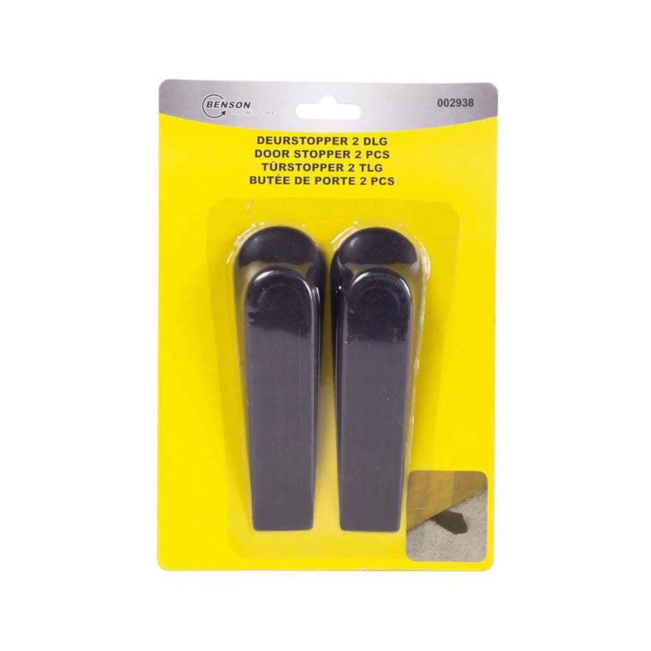 Benson Deurstopper wig zwart 2 dlg