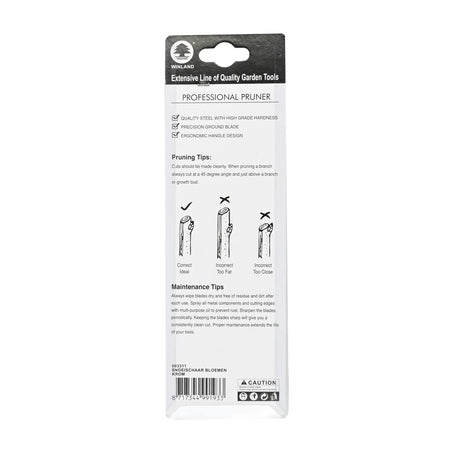 Benson Garden Snoeischaar 15 cm bloemen krom