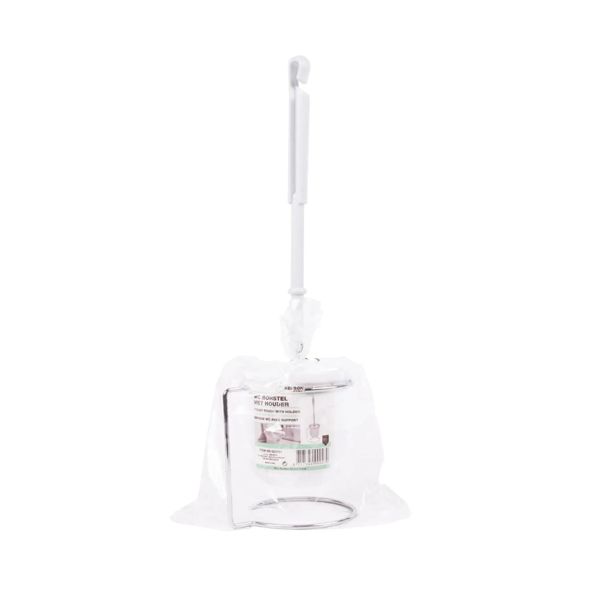 Benson WC borstel + houder wit