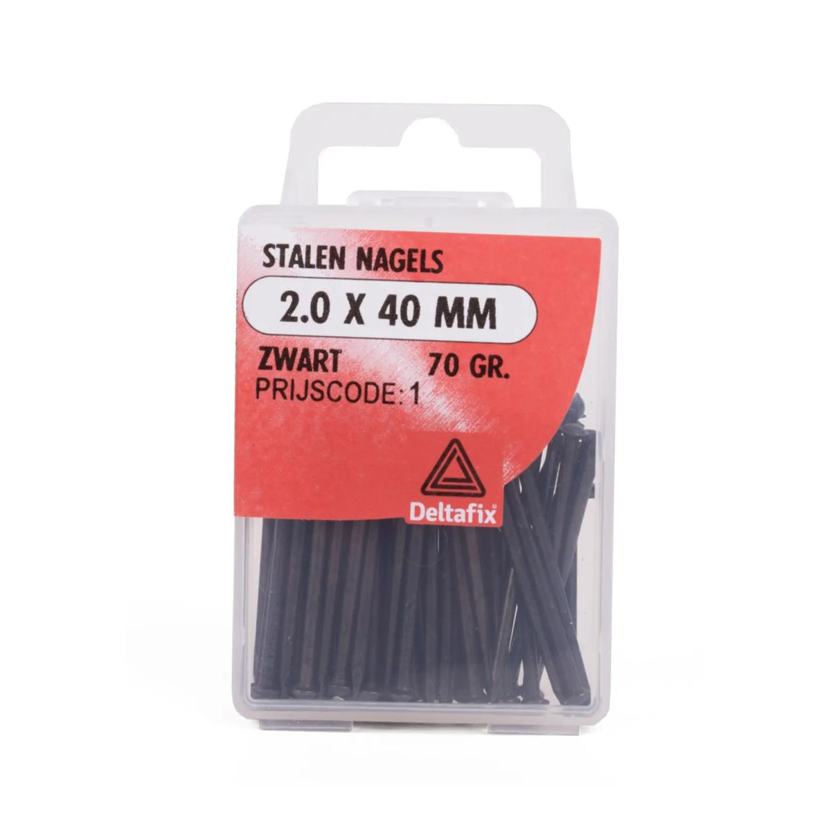 Deltafix Stalen nagels 2.0 x 40 mm zwart