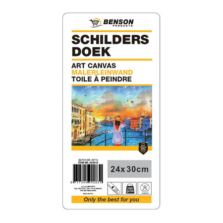 Benson Schilders doek 24 x 30 cm