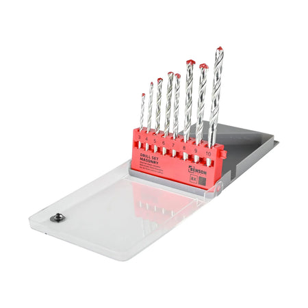 Benson Tools Boorset 8 dlg steen cassette