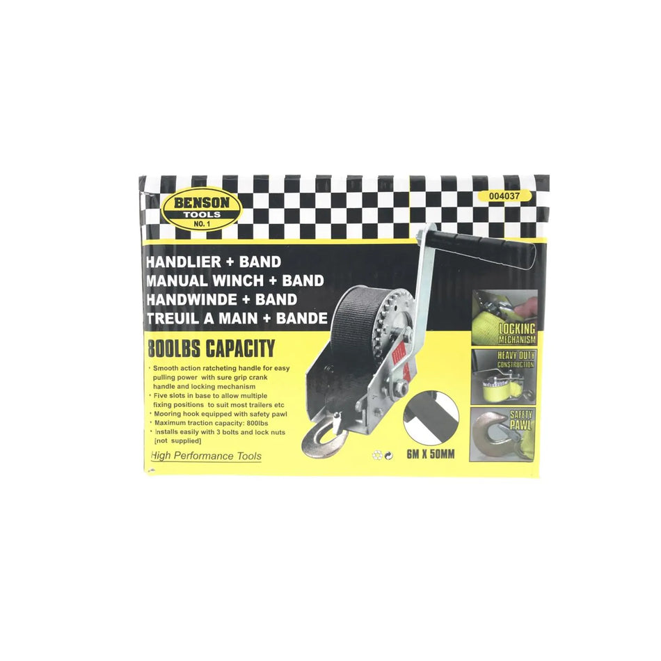 Benson Tools Handlier met band 800 LBS