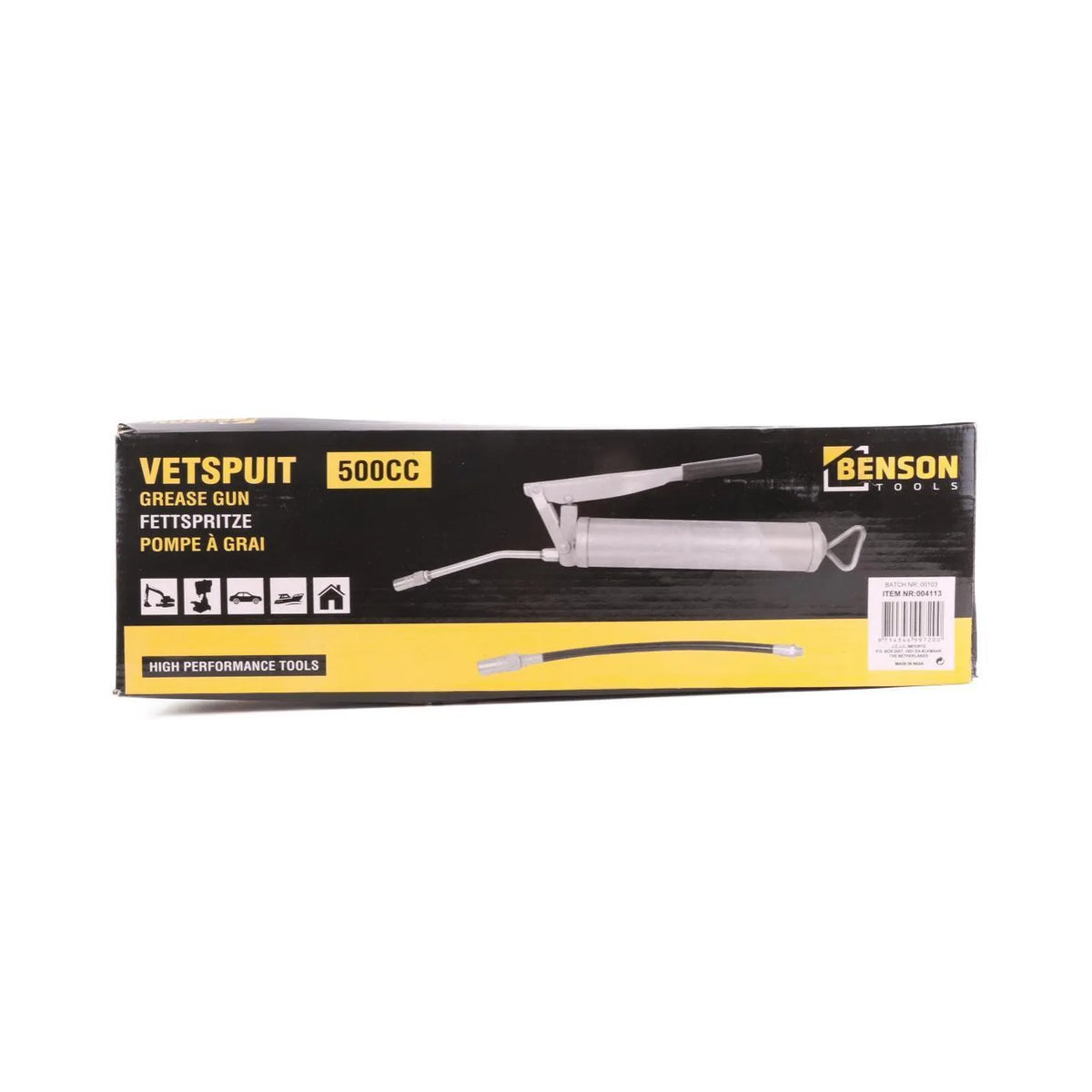 Benson Tools Vetspuit 500 cc