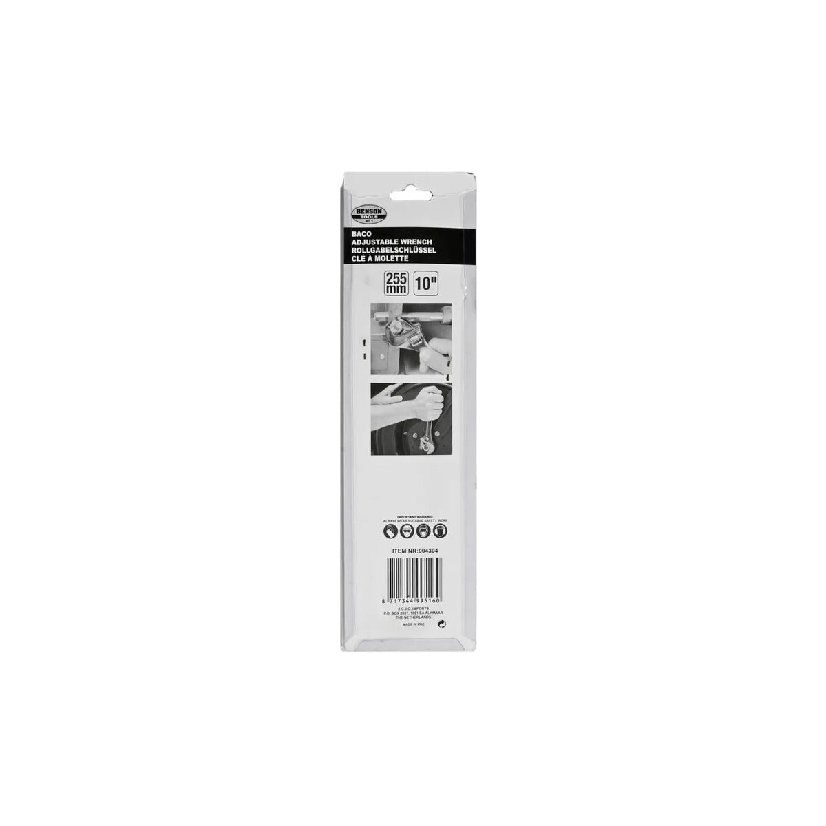 Benson Tools Moersleutel verstelbaar 10"