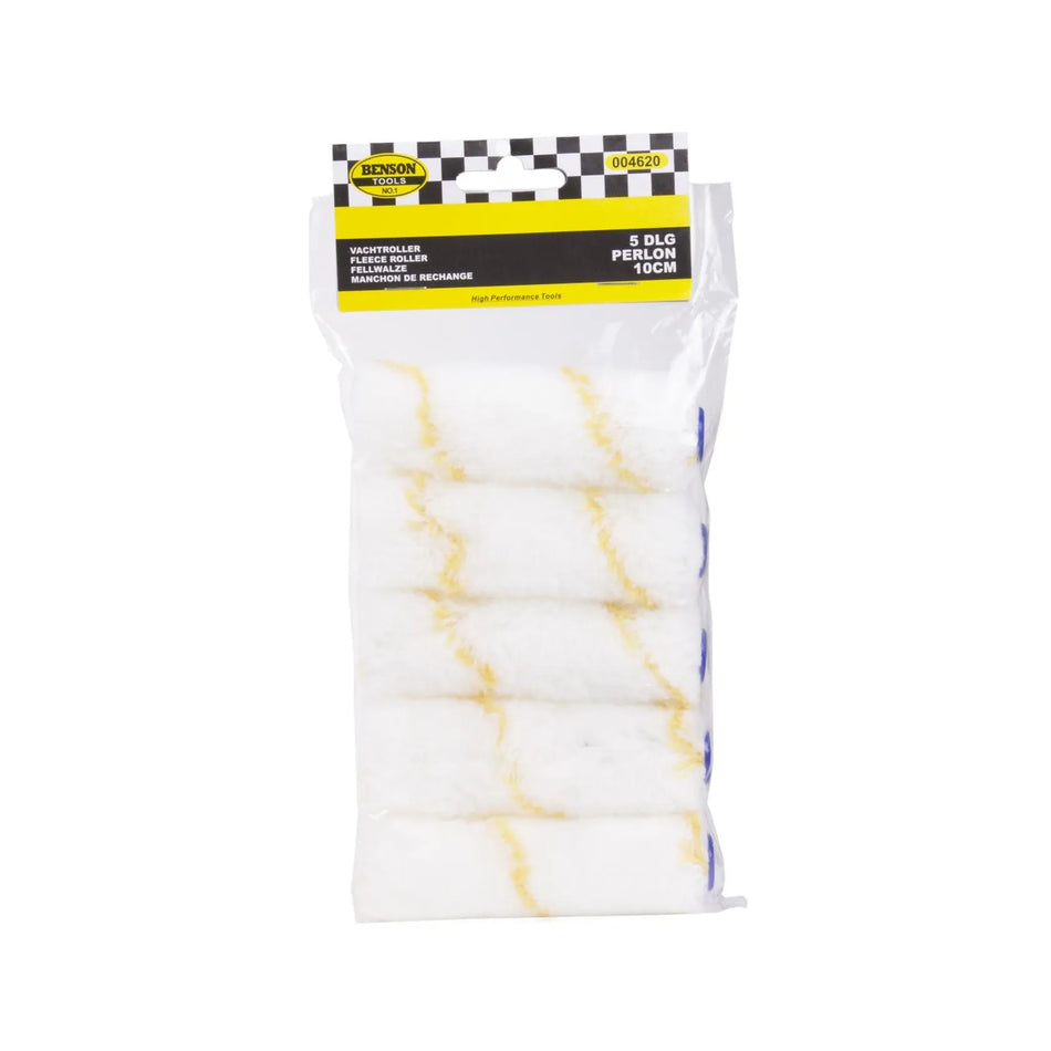 Benson Tools Vachtroller reserve perlon 10 cm 5-delig