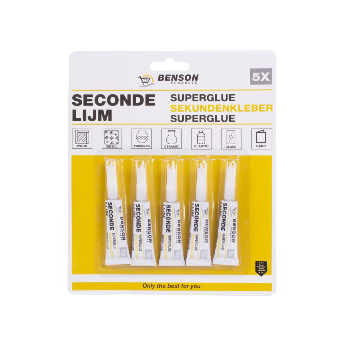 Benson Secondelijm 5 dlg