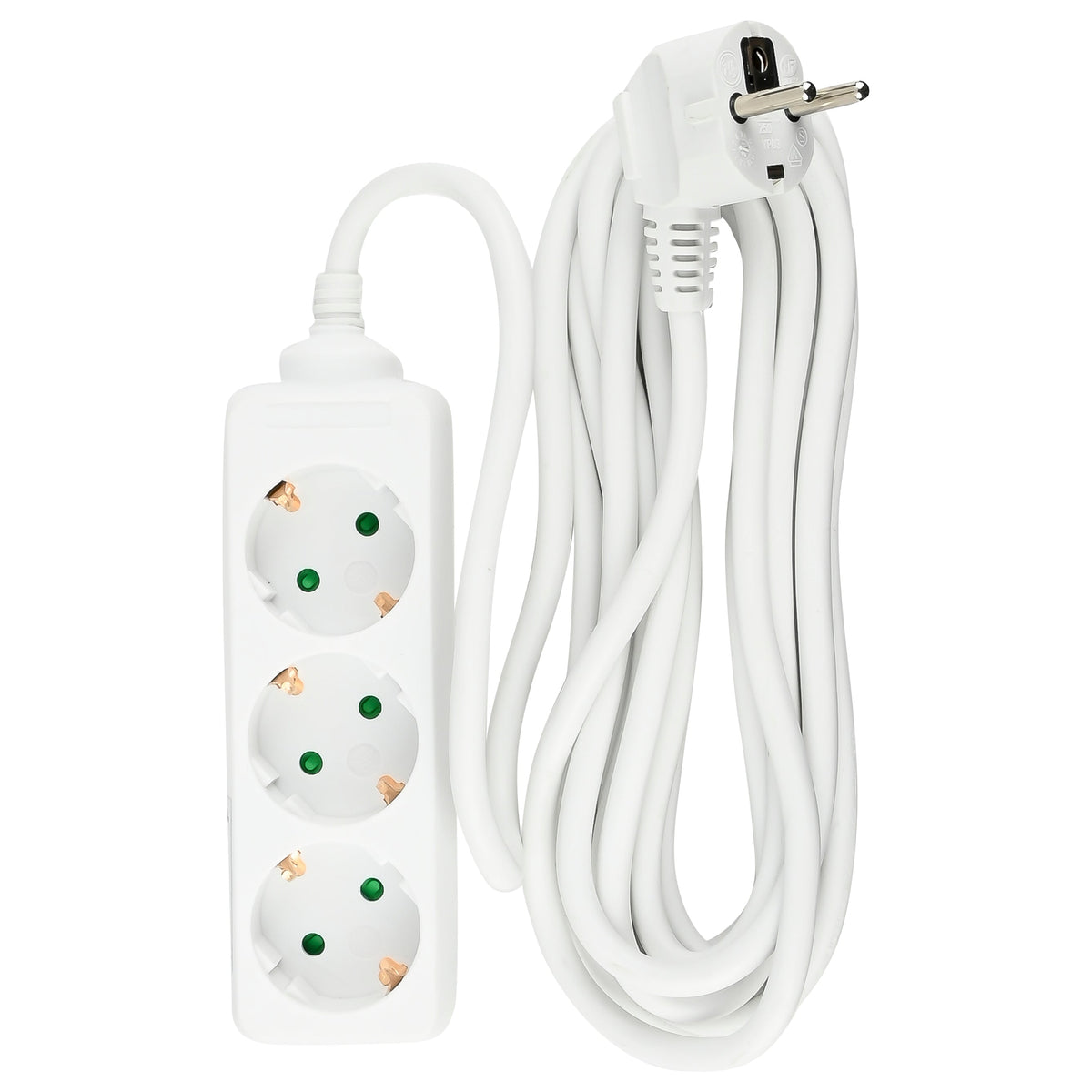 Benson Electric Stekkerdoos 3-voudig + RA + 5.0 m