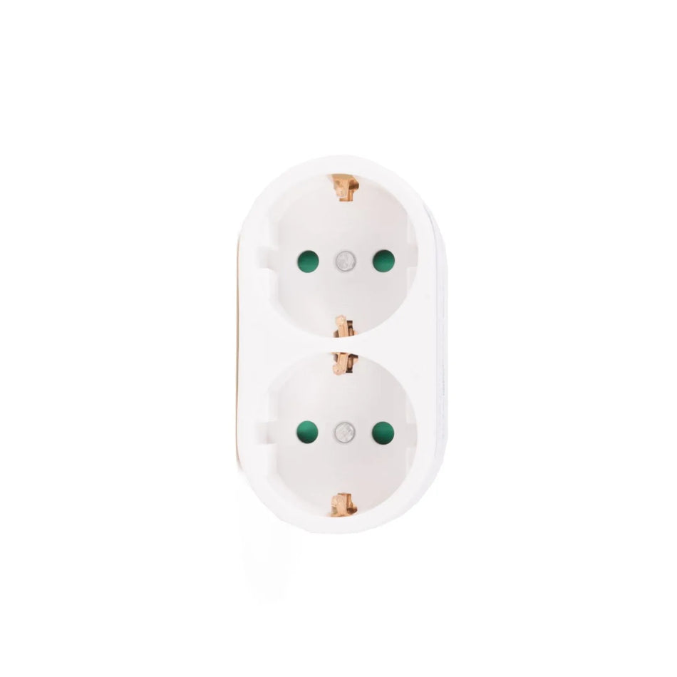 Benson Electric Stekker duo verloop + RA (verticaal)