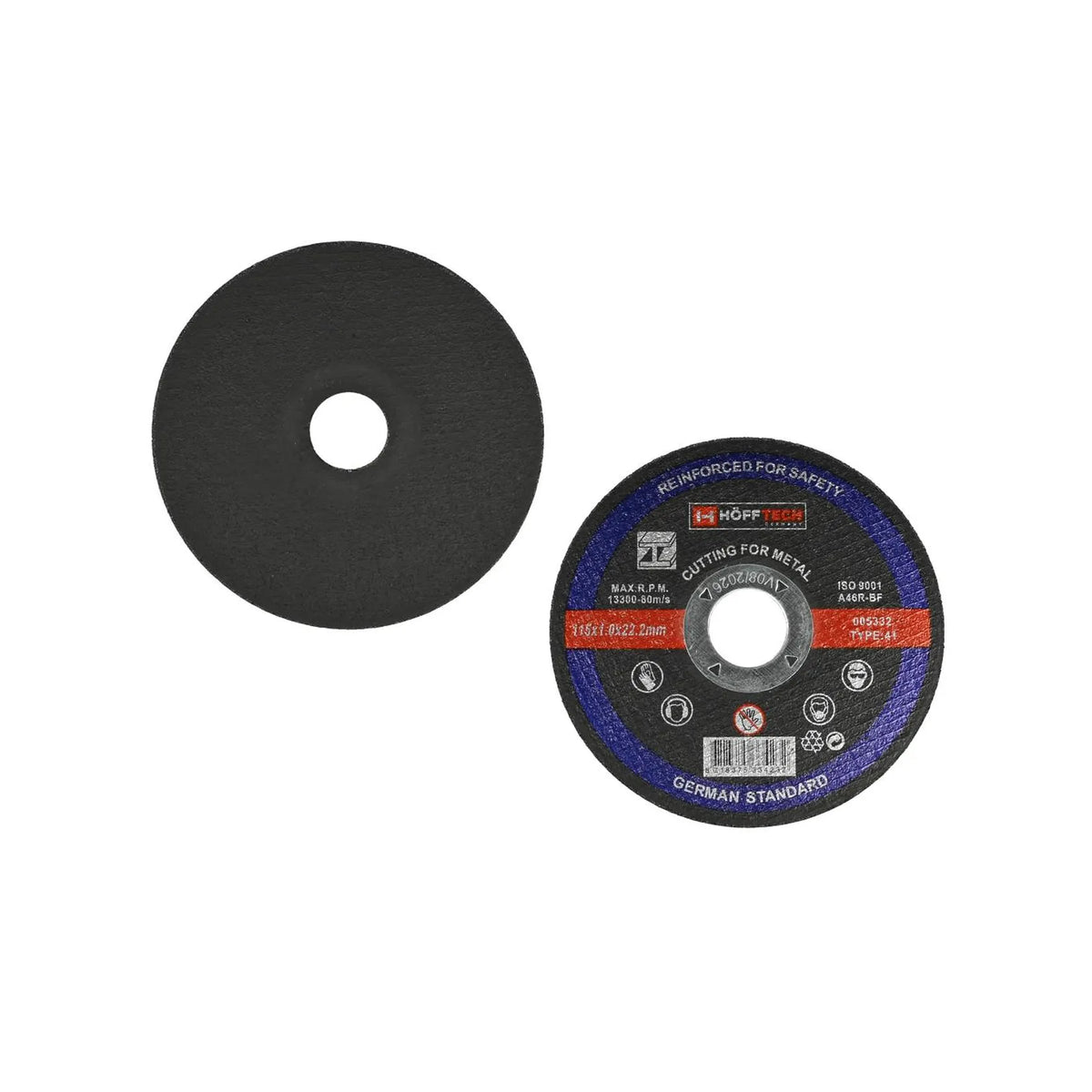 Benson Tools Doorslijpschijf metaal ø115 x 1.0 x 22.2 mm