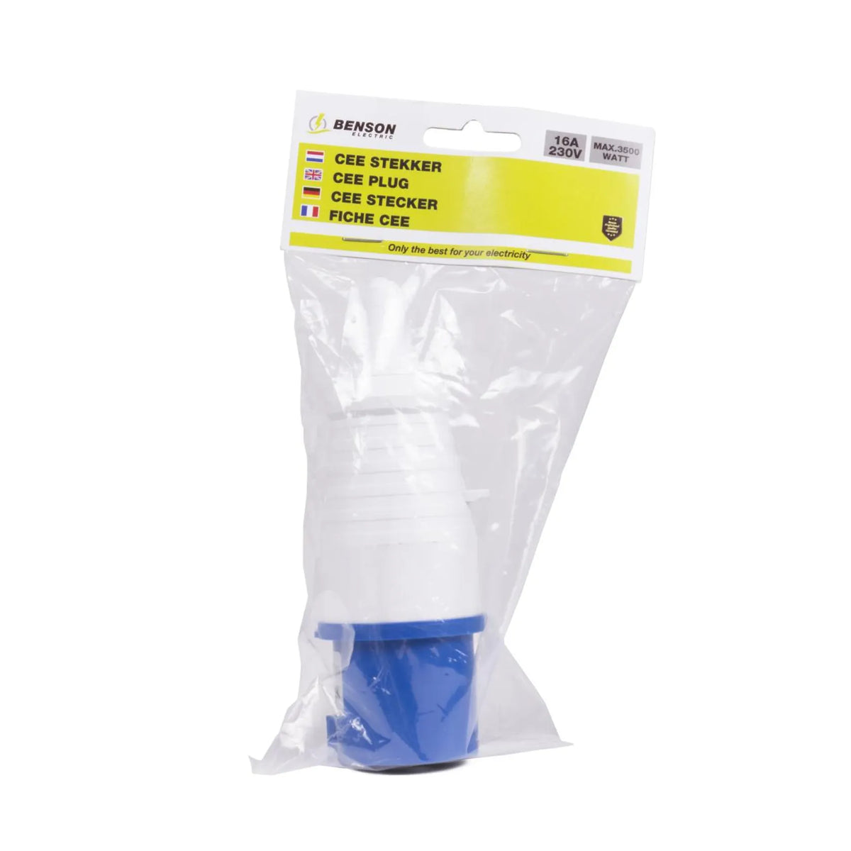 Benson Electric CEE stekker blauw