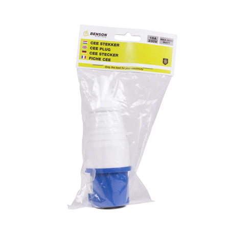 Benson Electric CEE stekker blauw