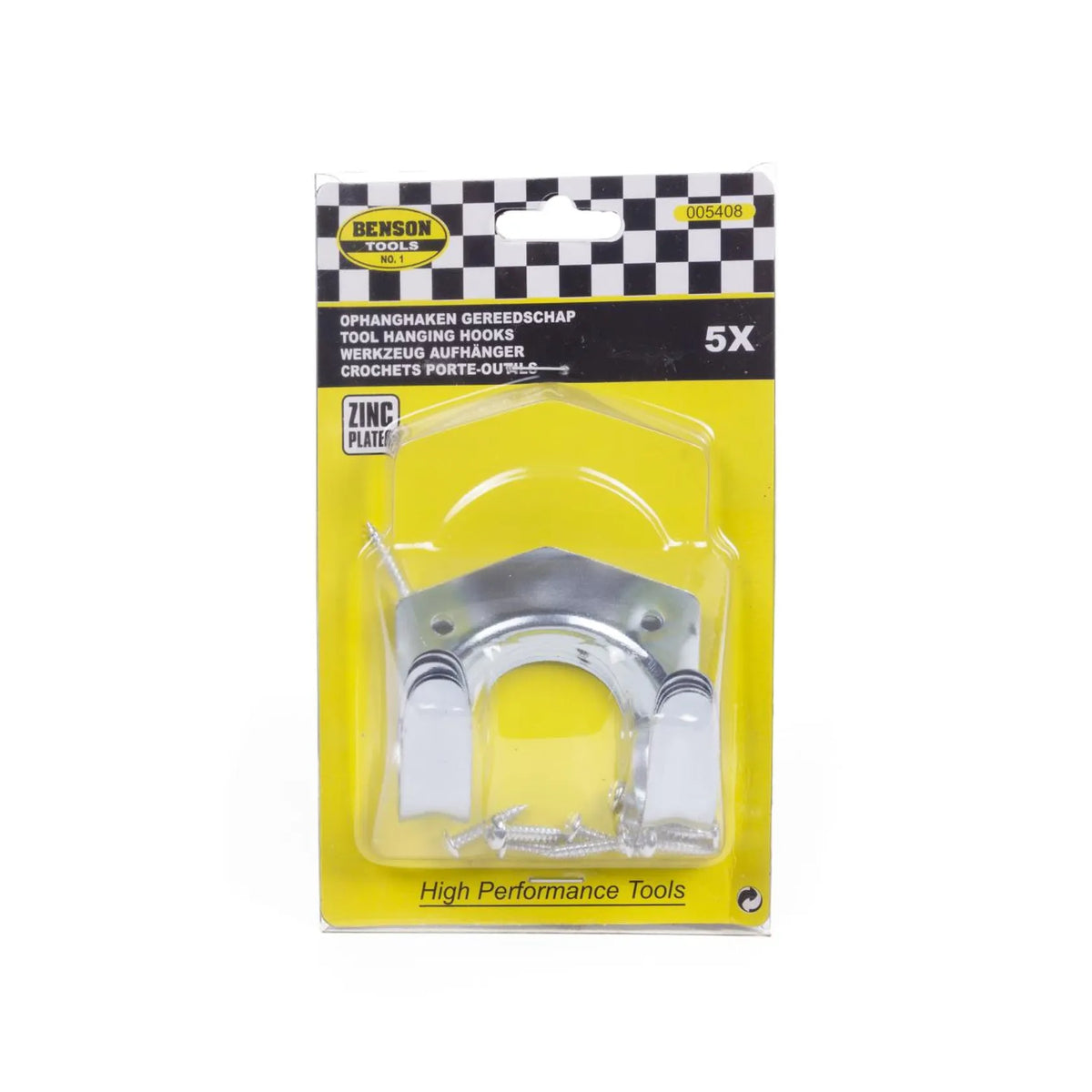 Benson Tools Ophanghaken voor gereedschap 5 dlg