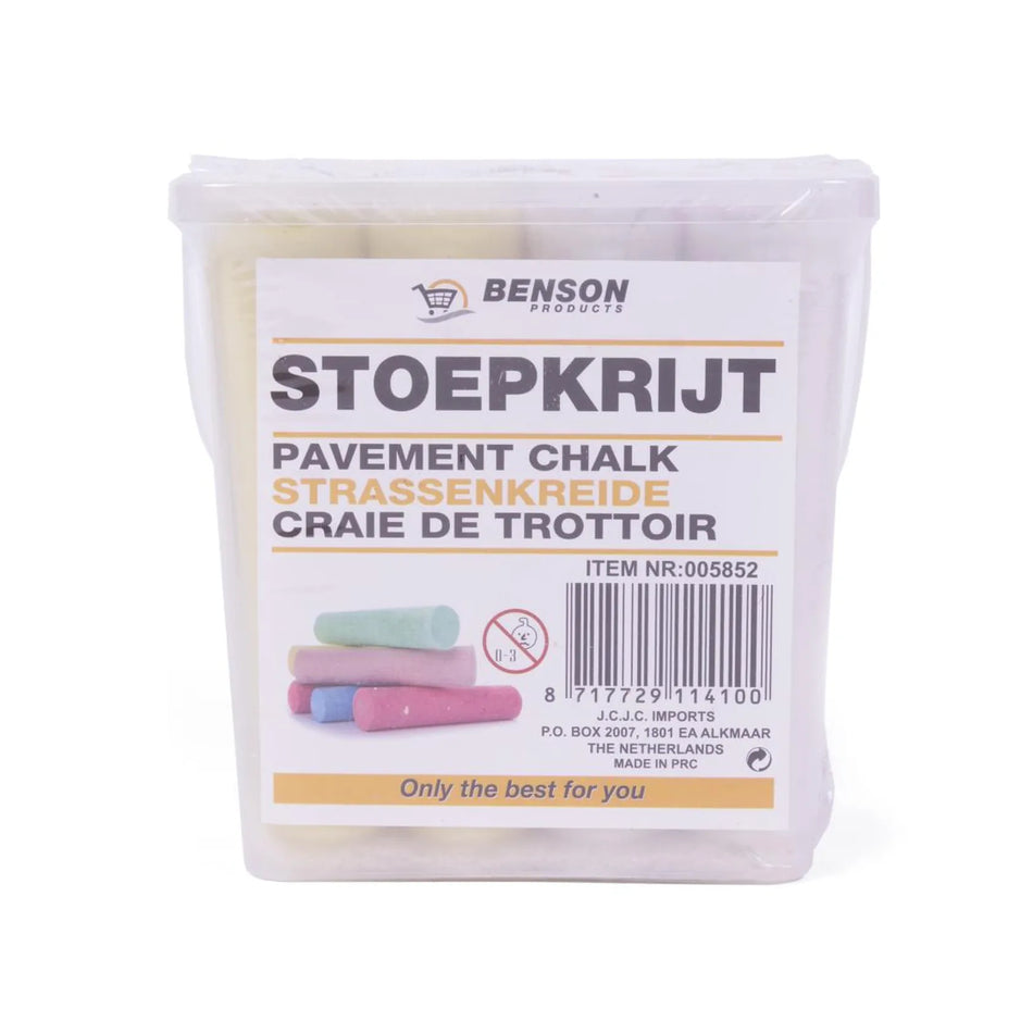 Benson Outdoor Stoepkrijt 12-delig