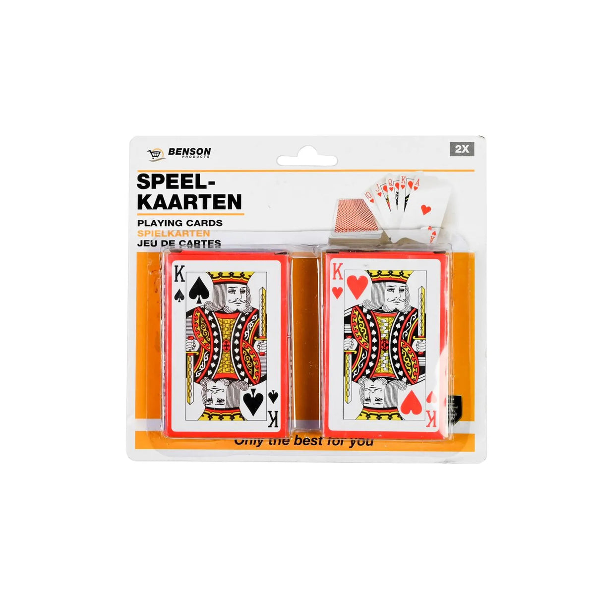 Benson Products Speelkaarten 2-delig