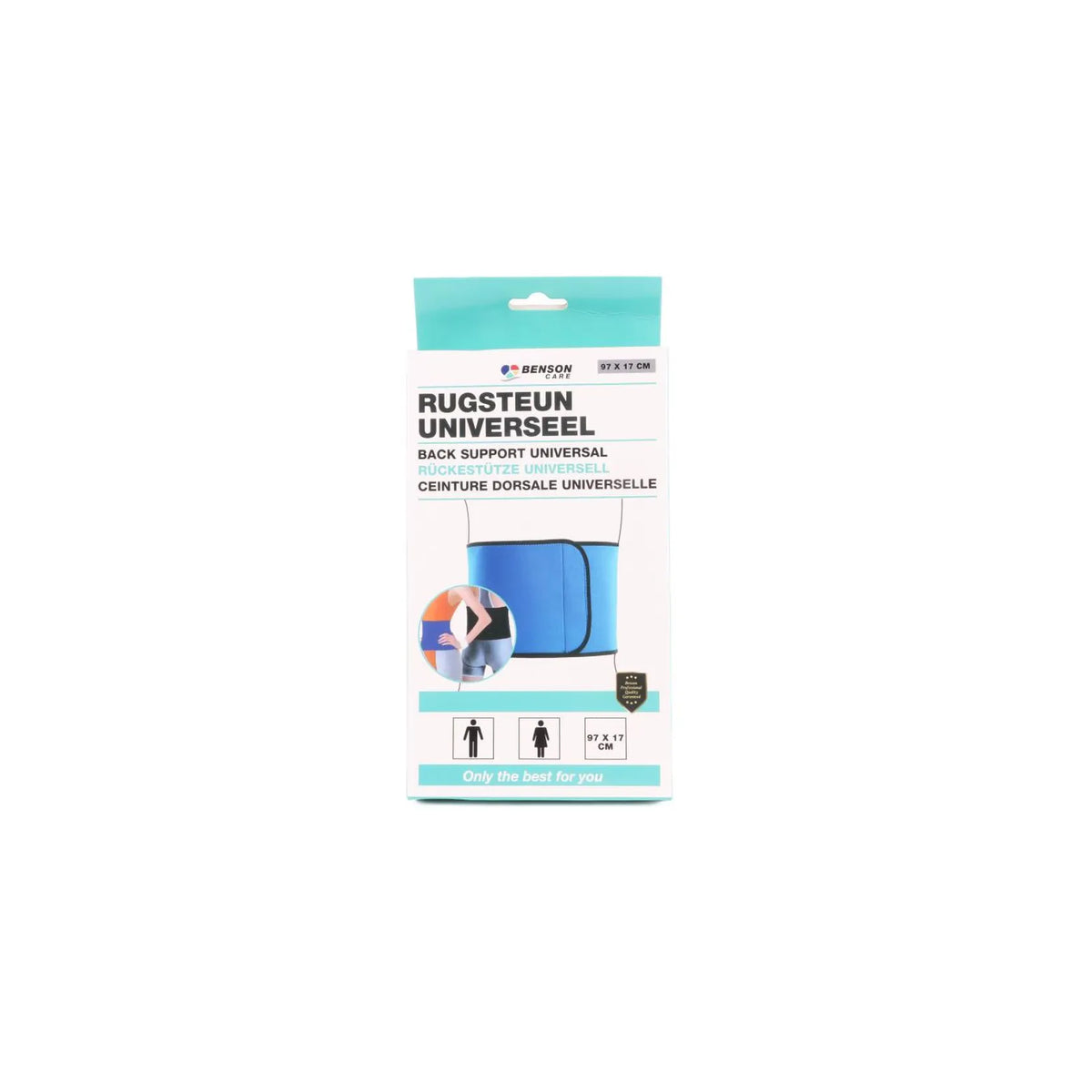 Benson Care Rugsteun universeel