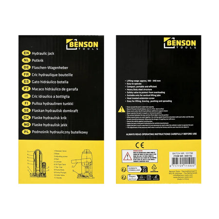 Benson Tools Potkrik 4 ton