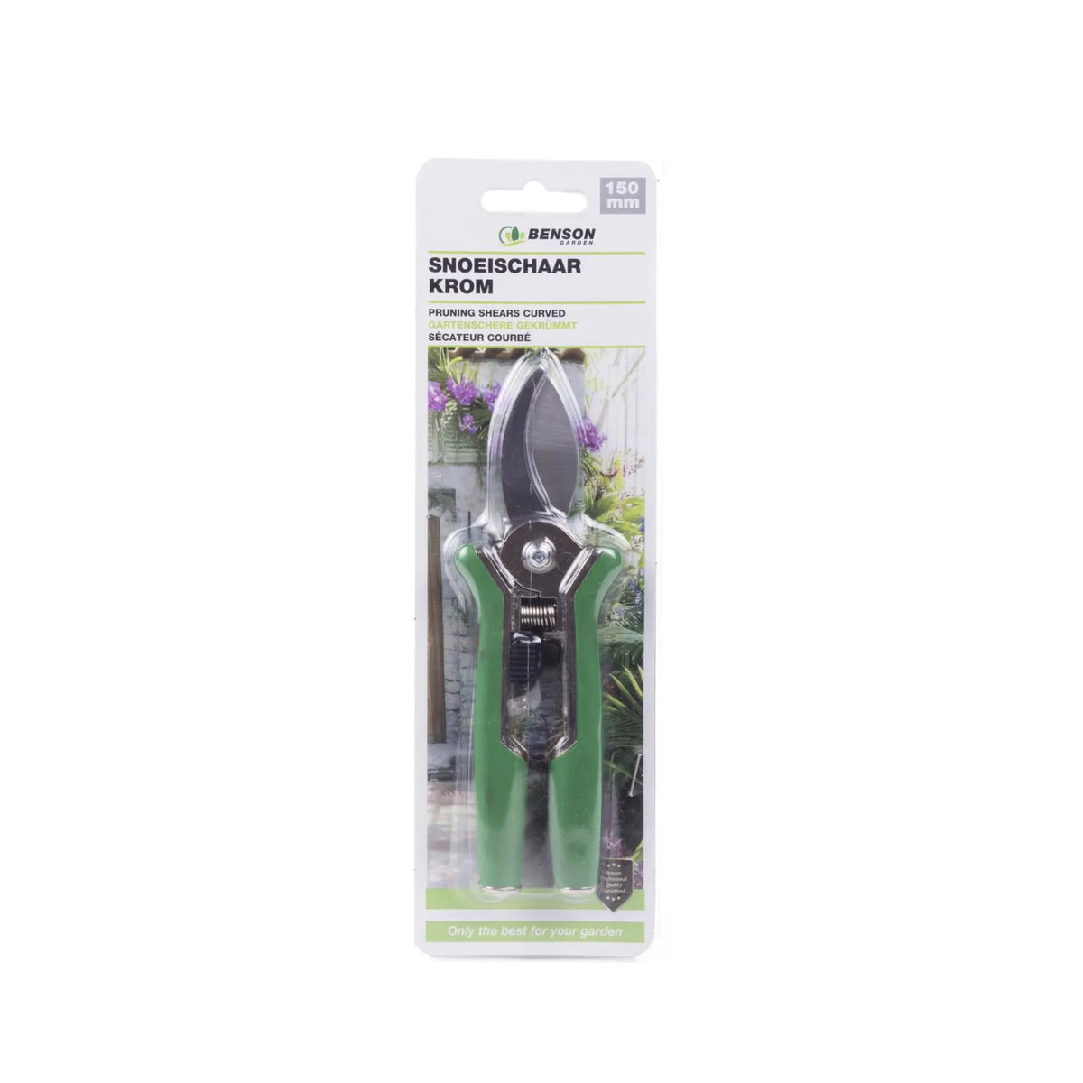 Benson Garden Snoeischaar 15 cm bloemen krom chi