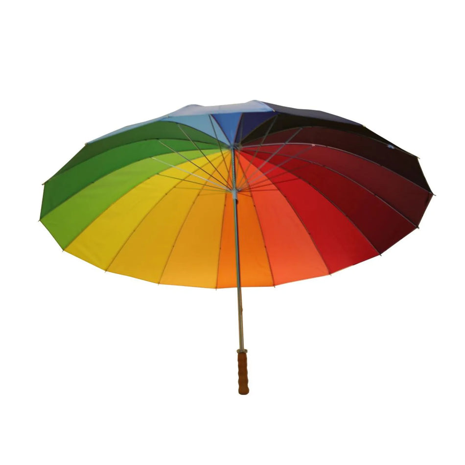 Benson Outdoor Paraplu ø130 cm 16 banen golf regenboog