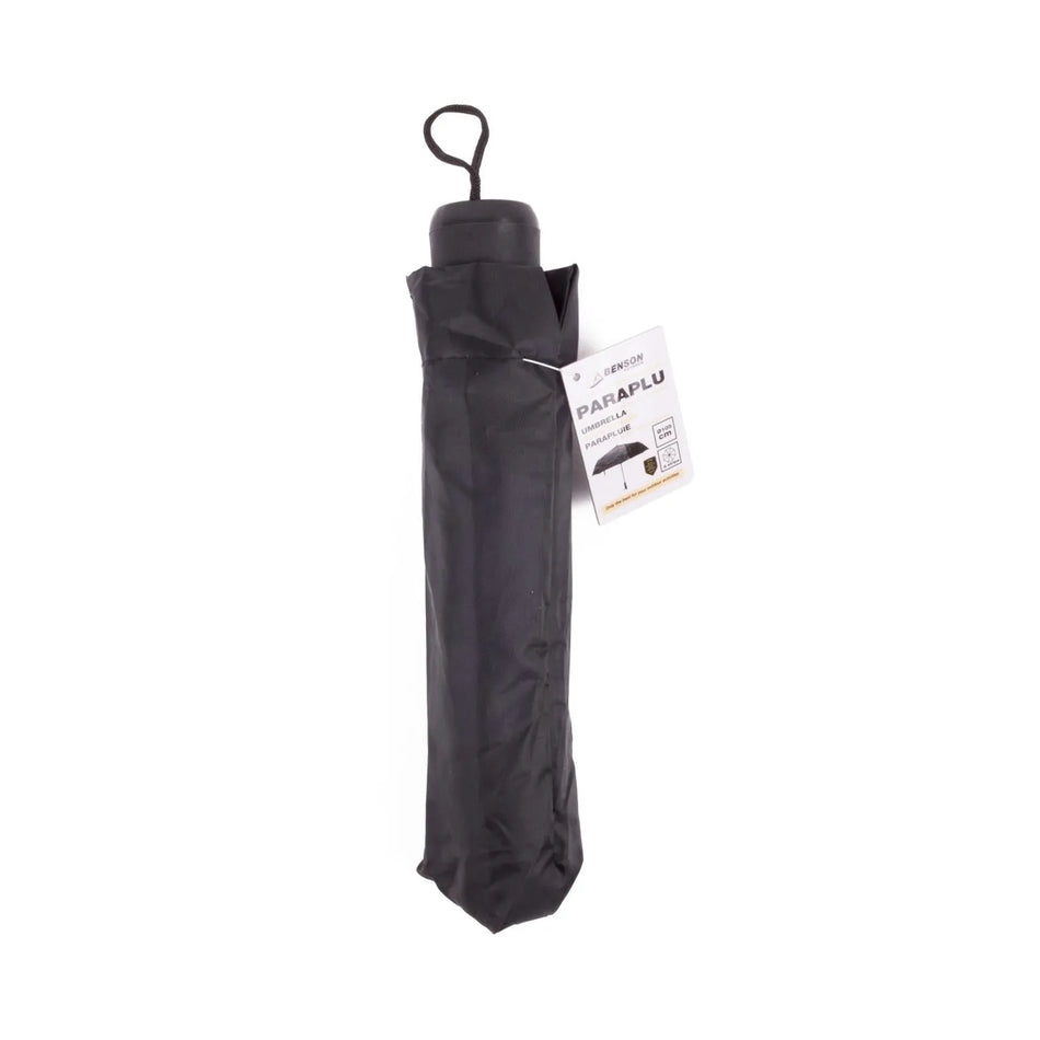 Benson Outdoor Paraplu mini zwart deluxe