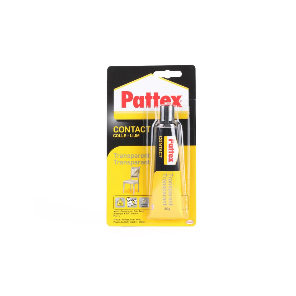 Pattex contactlijm transparant 50 gr