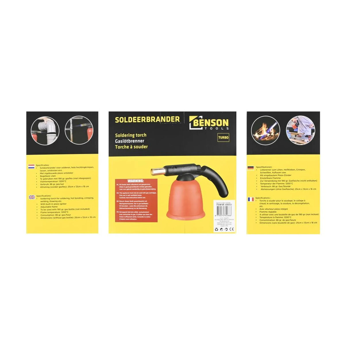 Benson Tools Soldeerbrander turbo