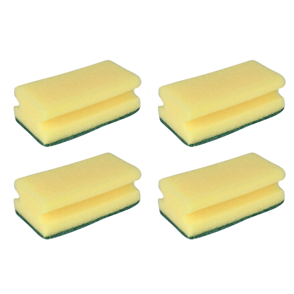 Magic Clean professioneel Schuurspons Jumbo met grip 4-delig