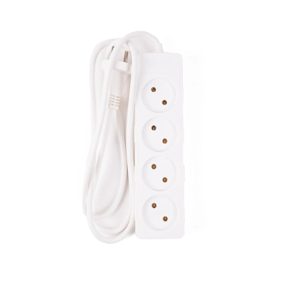 Benson Electric Stekkerdoos 4-voudig + 2 x 1.0 + 1.5 mtr