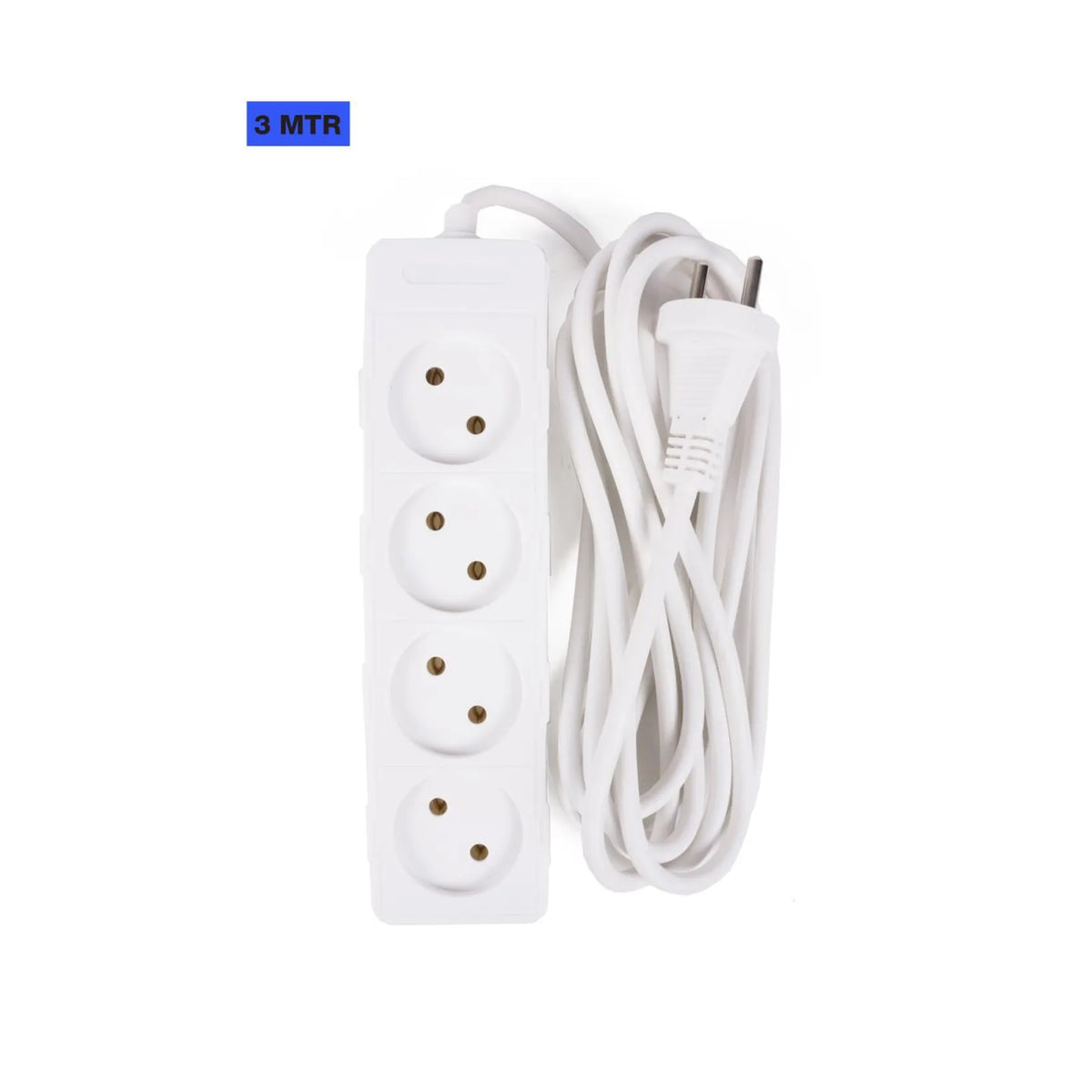 Benson Electric Stekkerdoos 4-voudig + 2 x 1.0 + 3.0 mtr