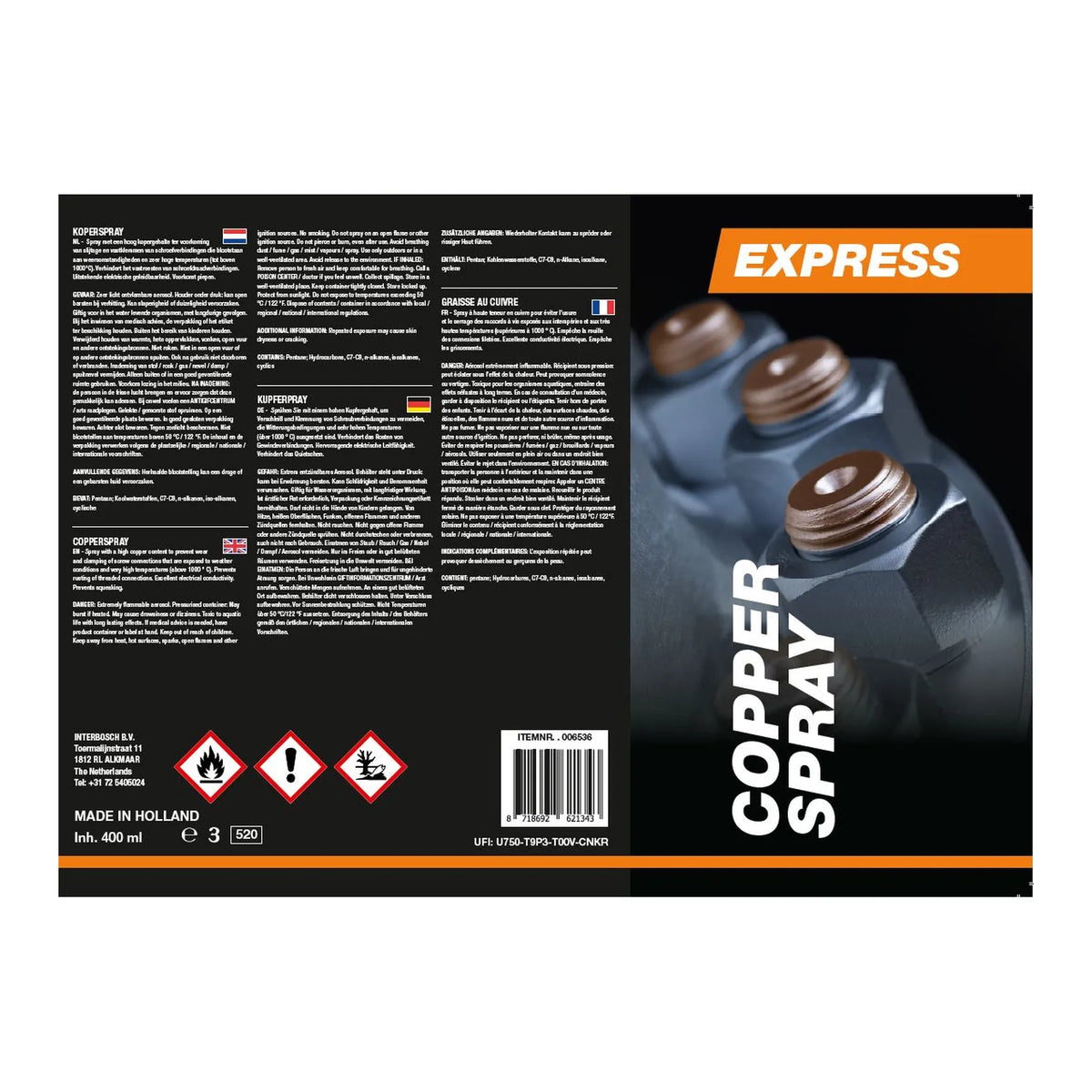 Express koperspray 400 ml