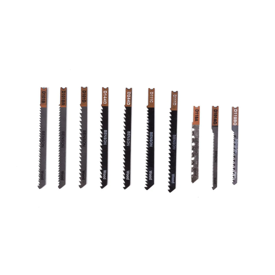 Benson Tools Decoupeerzaagbladen 10 dlg hout U-schacht profi
