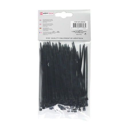Benson Tools Kabelbinders 2.5 x 100 mm 100 dlg zwart